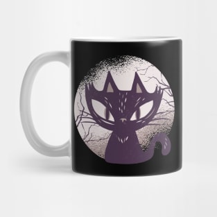 dark cat Mug